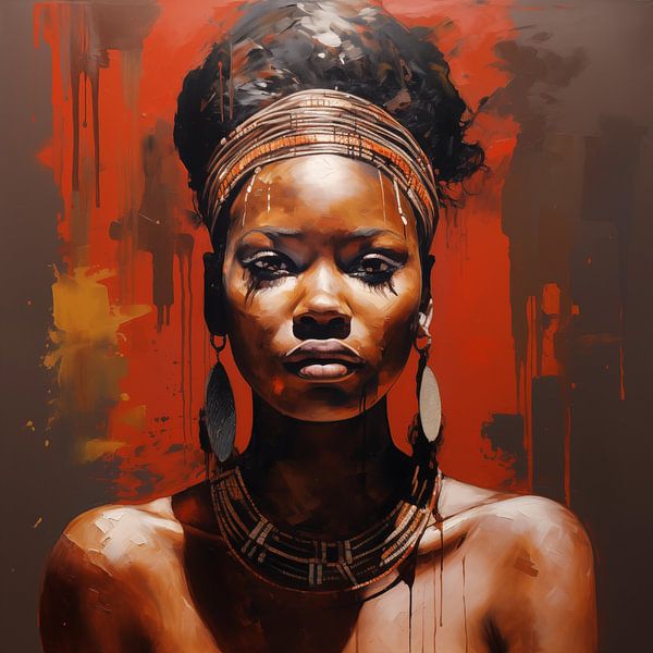 African woman by Black Coffee