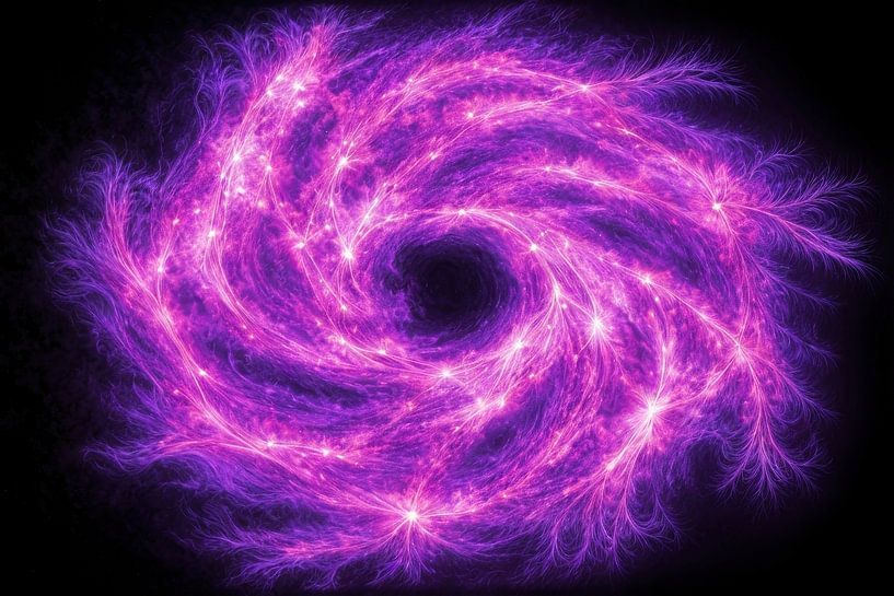 spirituelles Bild energetisch lila von Egon Zitter