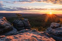 Sonnenuntergang vom Gohrischstein – Ein Naturschauspiel