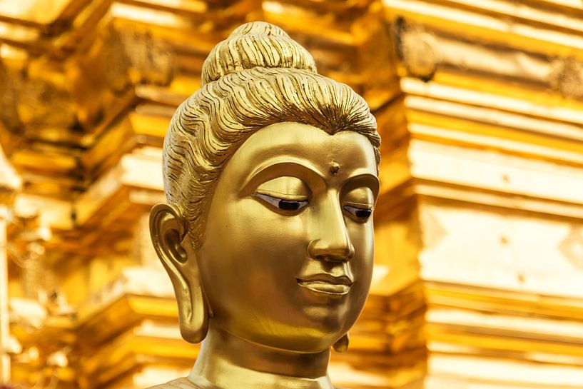 Golden buddha by Ilya Korzelius
