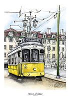 Tram à Lisbonne