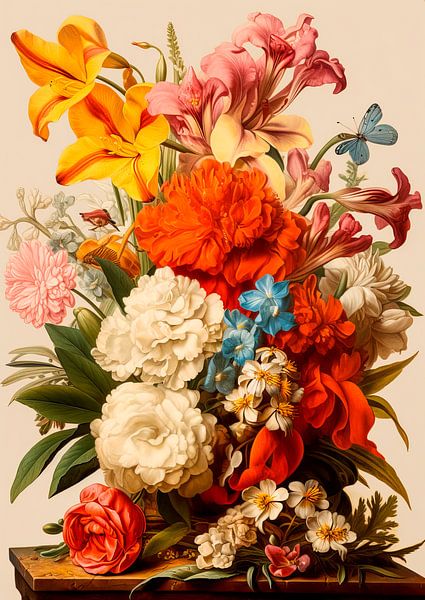 Bouquet vintage par Peet de Rouw