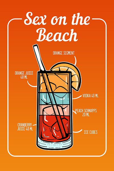 Cocktail &quot;Sex On The Beach par ColorDreamer