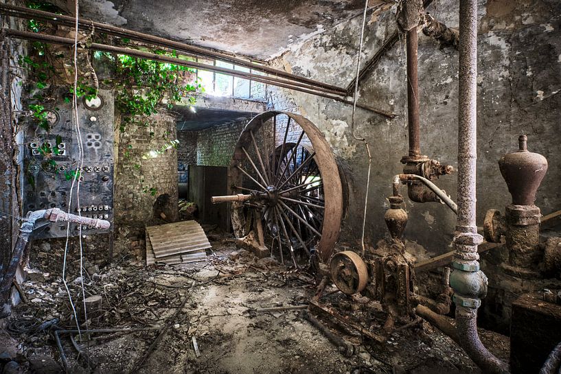Machine à vapeur Urbex par Henk Berends