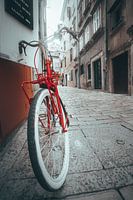 Rotes Fahrrad