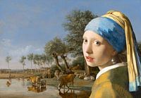 Girl with a Pearl Earring & The Reflecting Cow