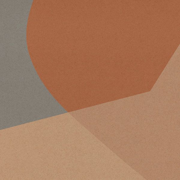 Organische und geometrische abstrakte Formen Nr. 8 von Dina Dankers