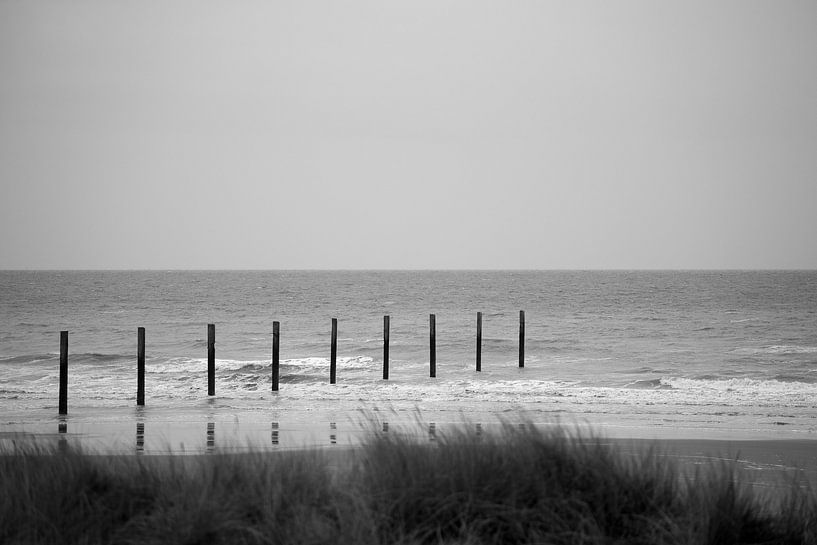 Blick auf die Düne an der Brandung von Rik Verslype