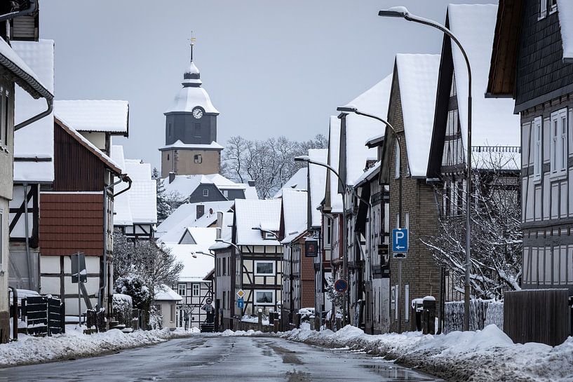 Herleshausen im Winter von Roland Brack