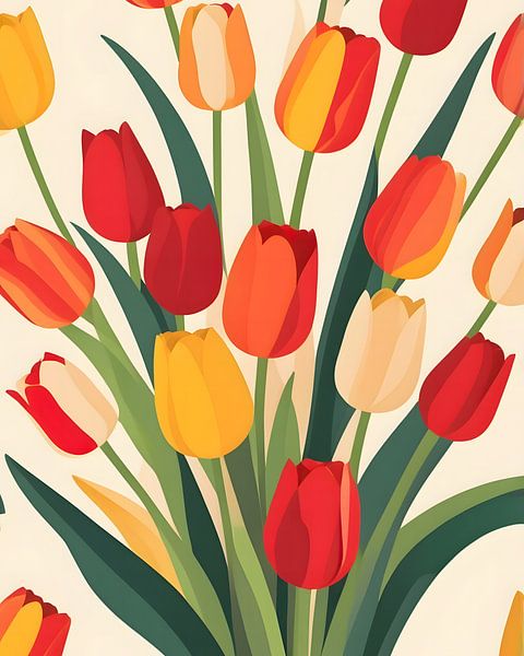 Tulp opgloeien van Kintsugi99 