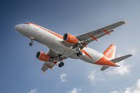 easyJet Airbus A320 kurz vor der Landung