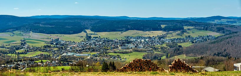 Landschaft im Erzgebirge von Johnny Flash