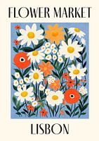 Flower Market Lisbon Portugal