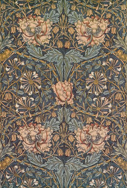 William Morris - Design Honeysuckle (pour chintz) par Peter Balan