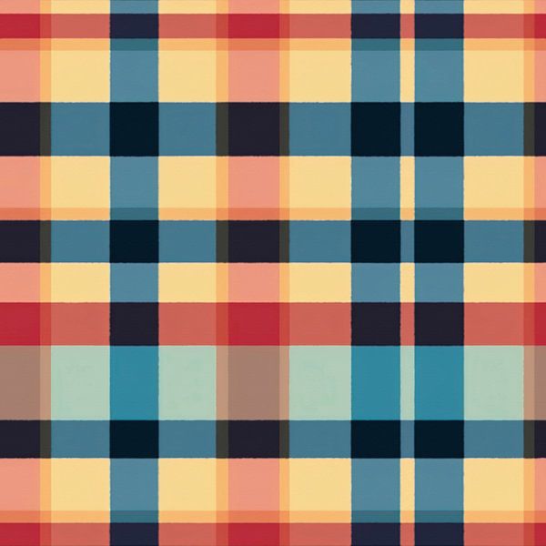 Vintage Plaid # LXII by Whale & Sons