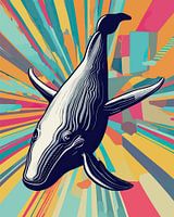 Pop-Art-Wal: Majestät des Mittelmeers