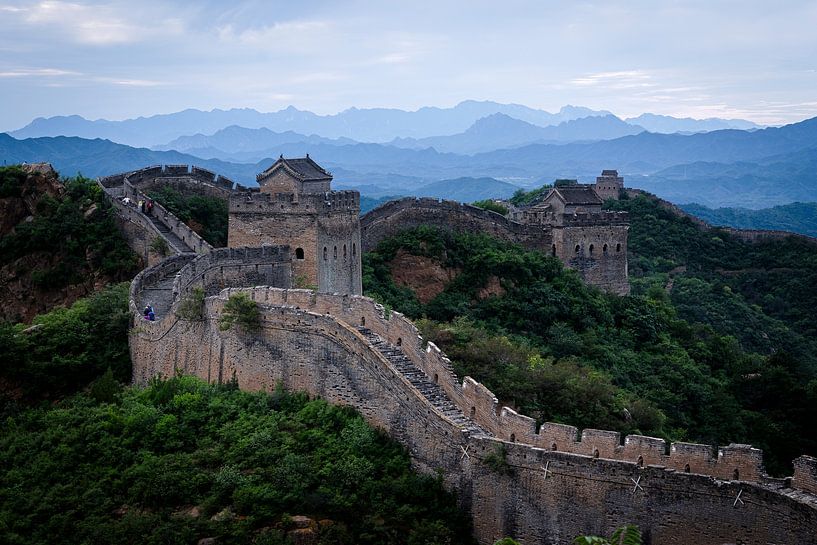 Chinese Wall at Jinshanling by Eddy Westdijk