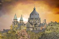 Kunstwerk: Maastricht, Emmaplein, Sint Lambertuskerkerk