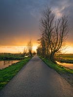 Sonnenuntergang Berkenwoude