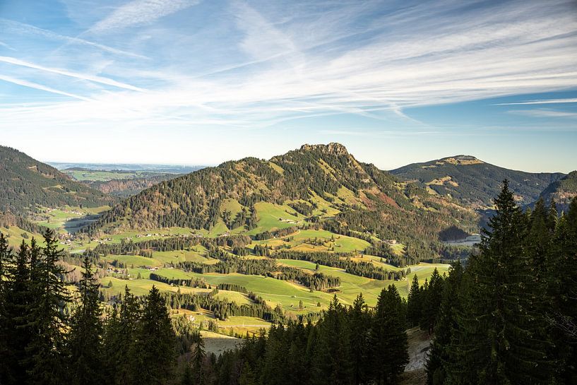 Blick auf den Zinken und Sorgschrofen von Leo Schindzielorz