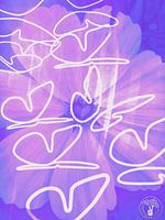 Cœurs en feu ( Purple )