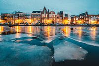 Haarlem, une scène d'hiver