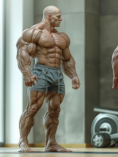 menschliche Körpermuskeln von Egon Zitter