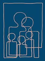 Fullhouse Prussian Blue/ Potters Pink