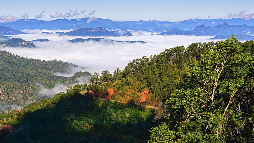 Morgenlicht im Norden Thailands von Henk Meijer Photography