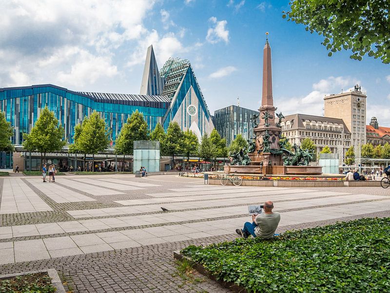 Panorama de l'Augustusplatz à Leipzig par Animaflora PicsStock