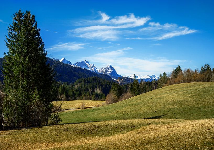Idyllische Berglandschaft bei Garmisch von ManfredFotos