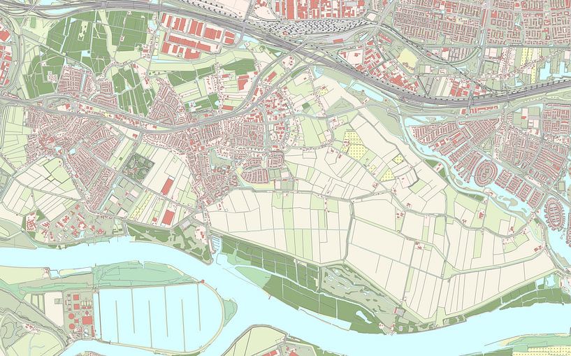 Carte de Albrandswaard par Rebel Ontwerp