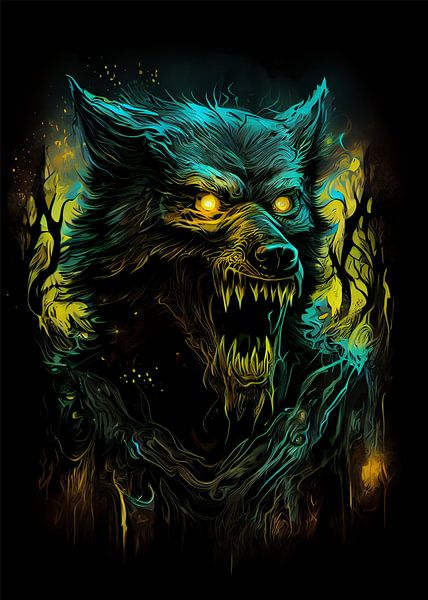 Wolf Monster von WpapArtist WPAP Artist