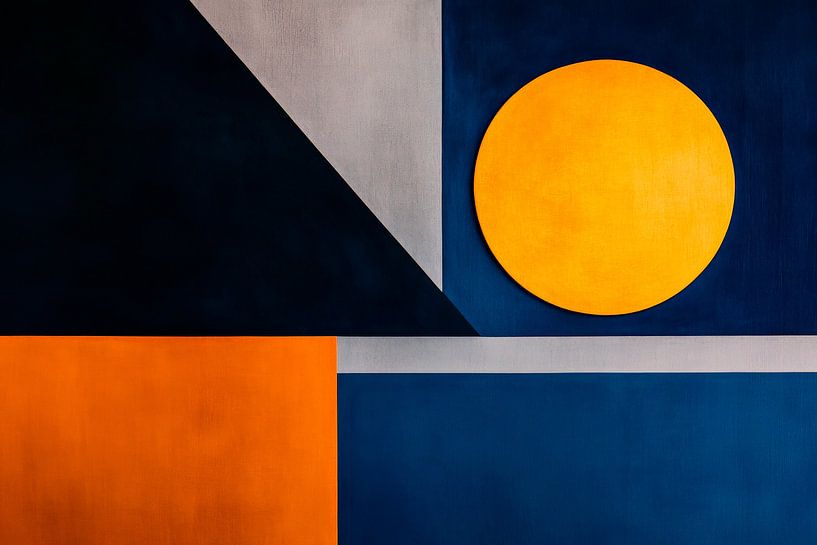 Colourful clarity - Geometric harmony by Poster Art Shop