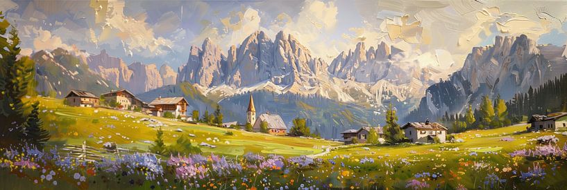 Prairies alpines en pleine gloire par Whale & Sons