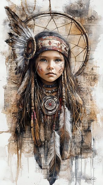 Da Vinci-style Indian by Gelissen Artworks