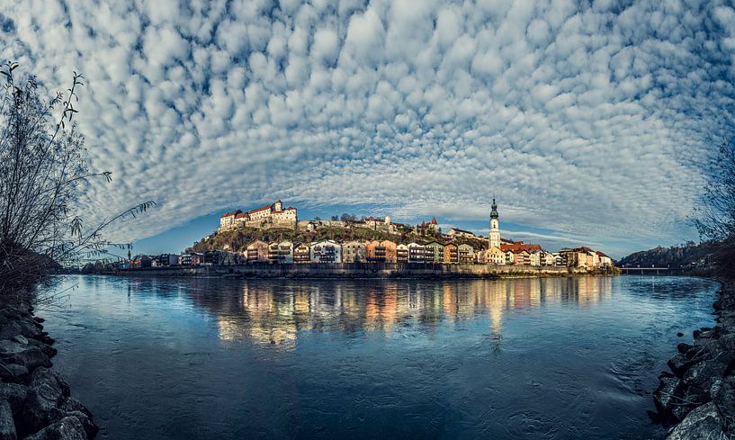 Burghausen an der Salzach von altmodern