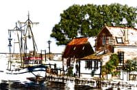 Fischerboot in Enkhuizen