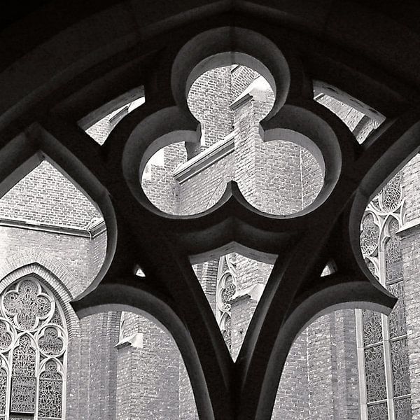 Schwarz &amp; Weißes Ornament von Irene Polak