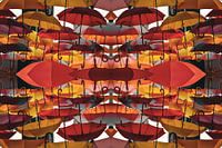 Bunte Symmetrie von Regenschirmen's