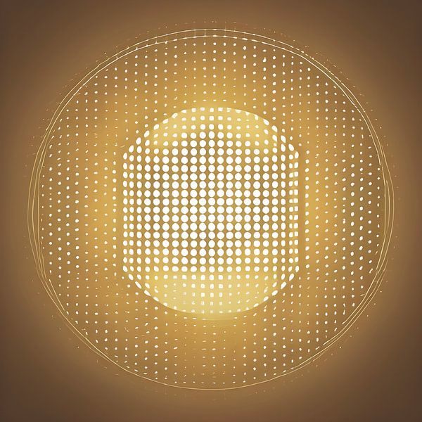 Kreis im Licht von Lily van Riemsdijk - Art Prints with Color