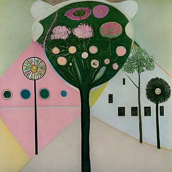 Abstract village by Artclaud