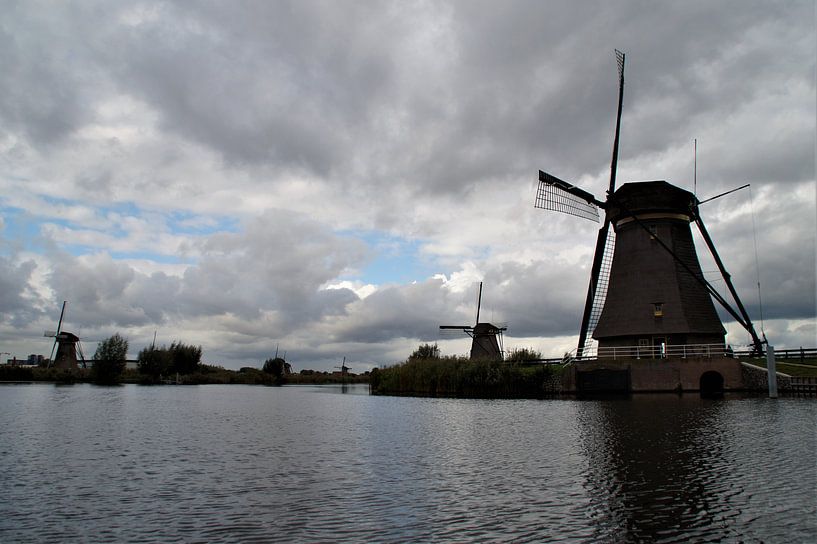 Kinderdijk, Alblasserdam, die Niederlande - Mühlenerbe von Maurits Bredius