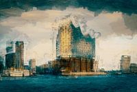 Elbphilharmonie - still completely free-standing