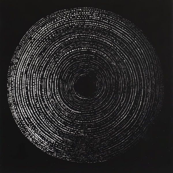 Unendliche Kreise von Japandi Art Studio