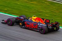 Max in actie tijdens de Grand-Prix van Oostenrijk 2017