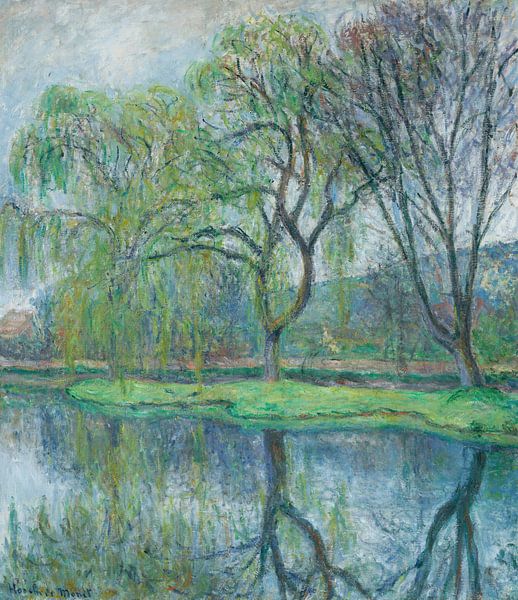 Les grands arbres du bassin (Giverny), Blanche Hoschedé-Monet par Des maîtres magistraux