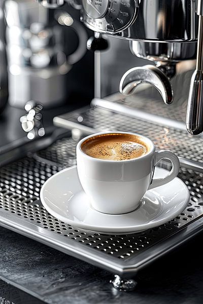 eine Tasse Kaffee oder Cappuccino trinken von Egon Zitter