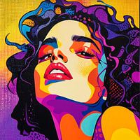 Pop-Art-Porträt