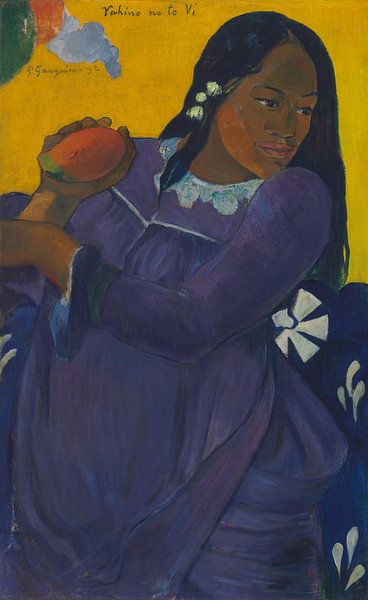 Frau mit Mango, Paul Gauguin - 1892 von Het Archief